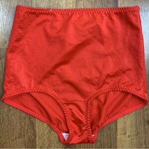 Vtg Lily Of France Women’s L Red Underwear Valentine’s Day High Waisted panties